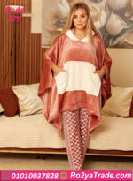 بيجامة كاش شتوي حريمي قطيفة