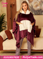 بيجامة كاش شتوي حريمي قطيفة