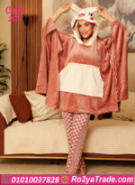 بيجامة كاش شتوي حريمي قطيفة