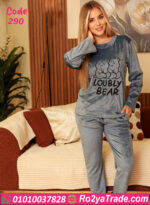 بيجامة شتوي حريمي قطيفة