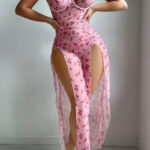 لانجري طويل مشجر حريمي