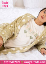 طقم شتوي هودي حريمي