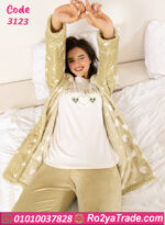 طقم شتوي هودي حريمي