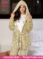 طقم شتوي هودي حريمي