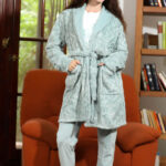 بيجامة حريمي شتوي 3 قطع