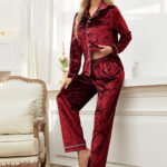 بيجامة قطيفة شتوي حريمي