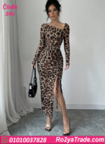 لانجري تايجر طويل حريمي بتصميم سكسي جذاب، خامة مرنة ومريحة، وان سايز مناسب لمعظم الأجسام – كود 346