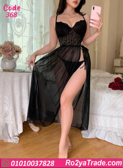 لانجري شيفون حريمي طويل