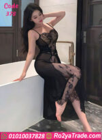 لانجري طويل حريمي دانتيل