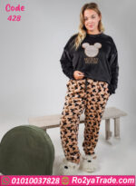 بيجامة شتوي حريمي بيج سايز ميكي