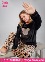 بيجامة شتوي حريمي بيج سايز ميكي