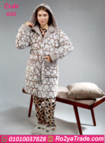 بيجامة شتوي حريمي بالروب