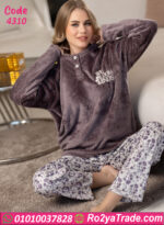 بيجامة شتوي قطيفة