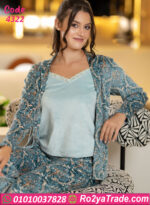 بيجامة شتوي فرو 3 قطع