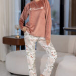 بيجامة شتوي فرو ناعم