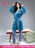 بيجامة شتوي حريمي بالروب