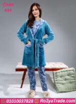 بيجامة شتوي حريمي بالروب