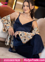 بيجامة قطيفة شيك