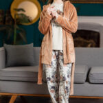 بيجامة حريمي شتوي مع روب