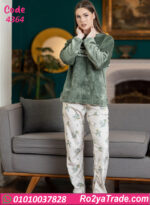 بيجامة حريمي شتوي قطعتين