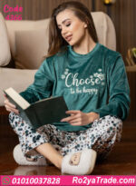 بيجامة حريمي شتوي قطعتين