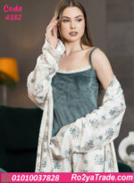 بيجامة حريمي شتوي مع روب