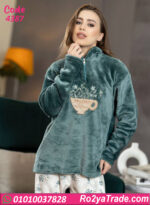 بيجامة حريمي شتوي قطعتين