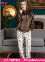 بيجامة حريمي شتوي قطعتين
