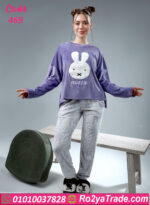 بيجامة شتوي حريمي وان سايز ميفي