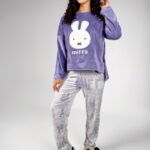 بيجامة شتوي حريمي وان سايز ميفي