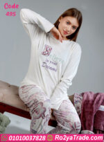 بيجامة شتوي حريمي وان سايز