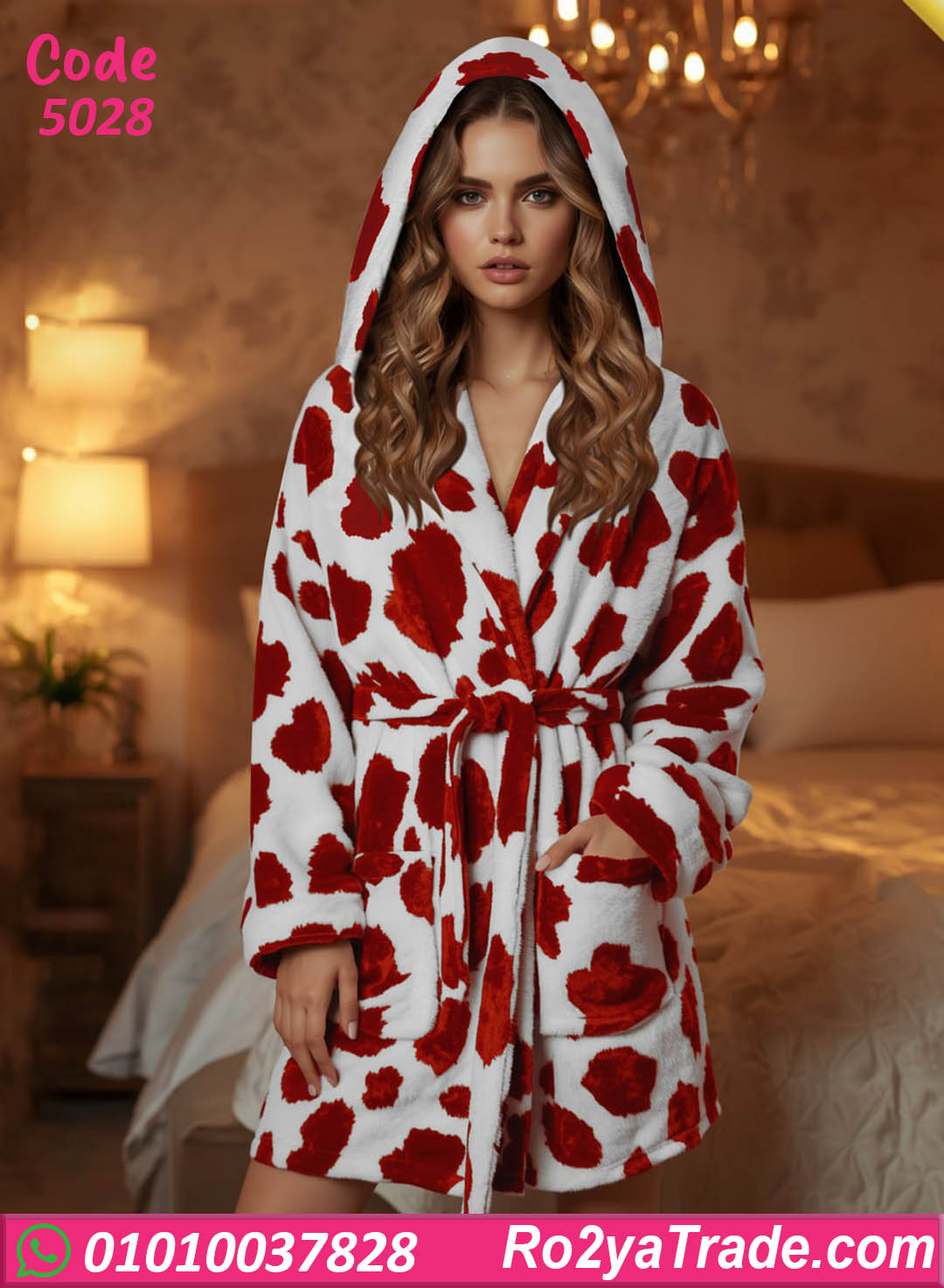 5028 روب شتوي قطيفة حريمي