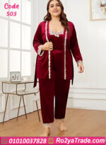 ترنج مخمل دانتيل بيج سايز