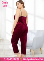 ترنج مخمل دانتيل بيج سايز