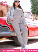 بيجامة حريمي شتوي 3 قطع