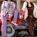 ترنج حريمي شتوي بالفرو والهودي