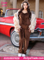 ترنج حريمي شتوي بالفرو والهودي