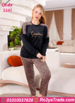 بيجامات شتوي قطيفة نسائي