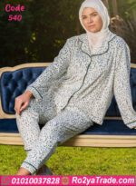 بيجامة قطيفة شتوي نسائي