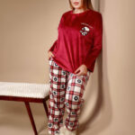 بيجامة شتوي حريمي قطيفة