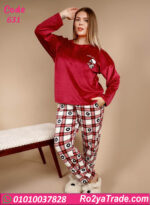 بيجامة شتوي حريمي قطيفة