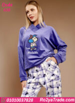 بيجامة حريمي شتوي قطعتين