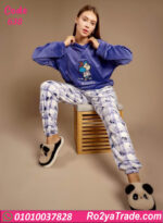 بيجامة حريمي شتوي قطعتين