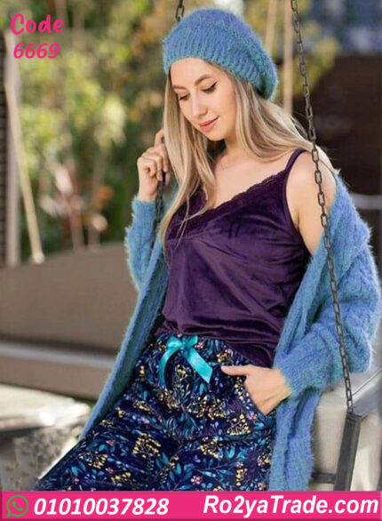 بيجامة حريمي شتوي تايجر