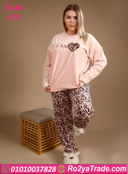 ترينج شتوي بيج سايز قطيفة