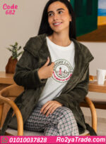 بيجامة حريمي شتوي 3 قطع