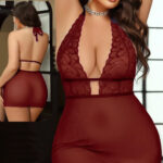 لانجري قصير دانتيل