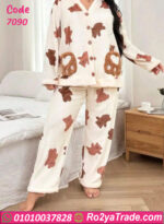 بيجامة حريمي شتوي قطيفة