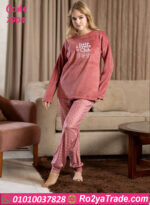 بيجامة شتوي مريحة حريمي