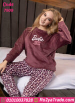 بيجامة باربي شتوي حريمي